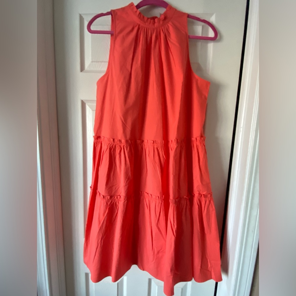 Ann Taylor Ruffle Tiered Shift Dress